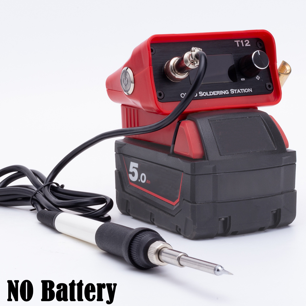 Milwaukee Drill M12 Fuel - Беспроводной паяльник OLED T12, паяльник для
