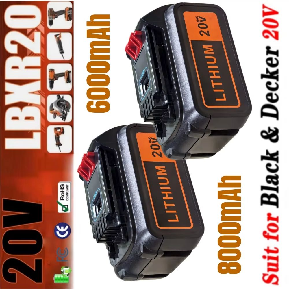 Аккумулятор 8 Ач повышенной ем – обзор и цена Black+Decker Tool 20V Max