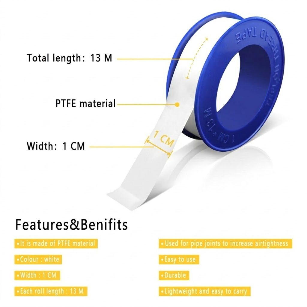Лента уплотнительная PTFE YITA – обзор и цена Ptfe Tape Thread