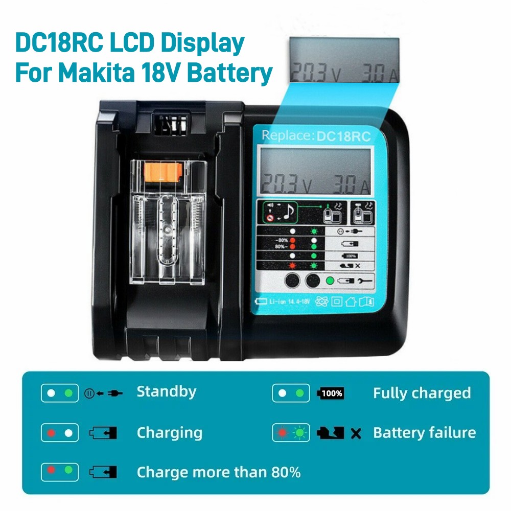 Зарядное устройство DC18RC Li- – обзор и цена Makita Drill Hp1640