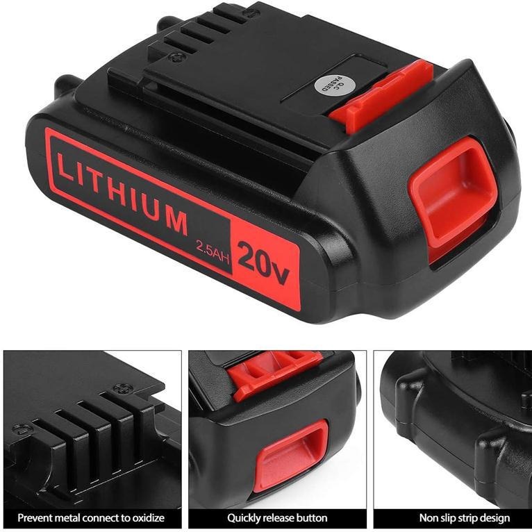 Аккумуляторная батарея 3000 мА – обзор и цена Black+Decker Tool 20V Max